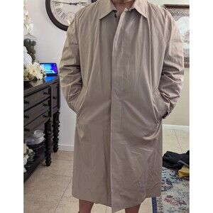 London Fog Men's Full Length Trench Coat w/ Insulation